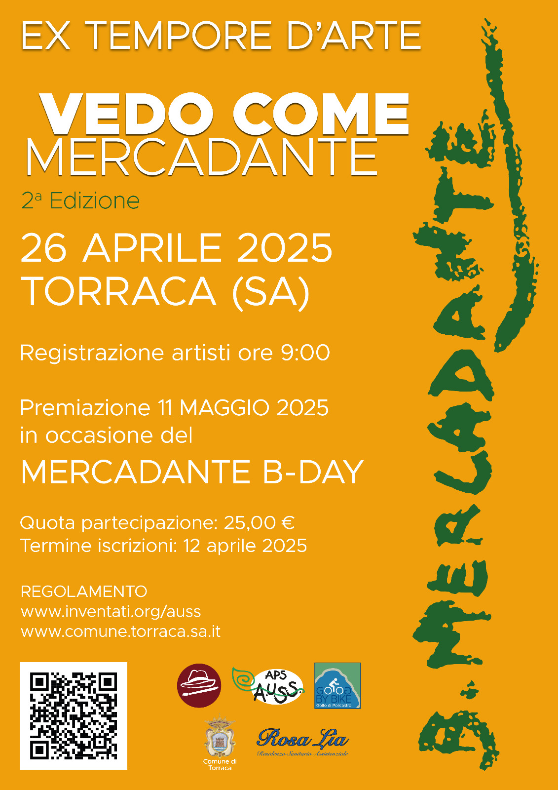 VEDO COME MERCADANTE ex tempore SECONDA edizione sabato 26 aprile 2025 TORRACA (SA)