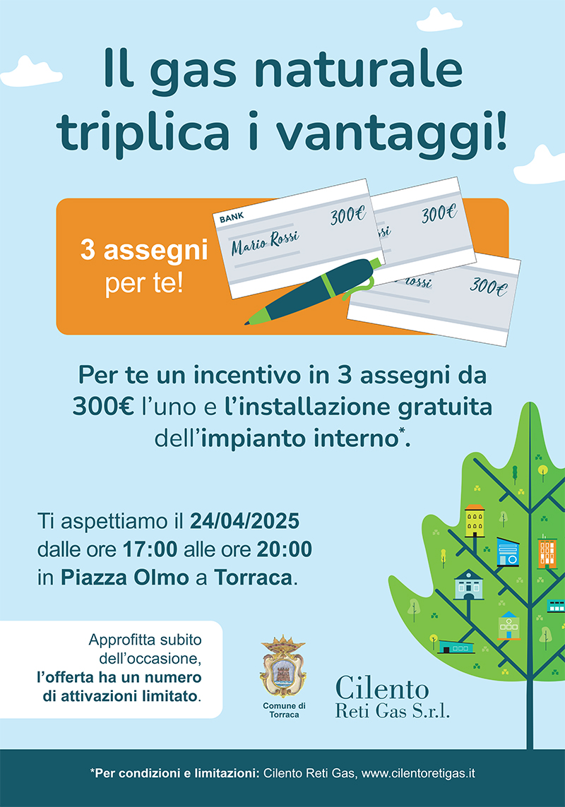Il gas naturale triplica i vantaggi!